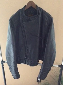 VANSON Leathers Motorcycle Classic Biker Style Jacket, Sz 48/50 (XL) - Picture 1 of 12