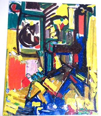 "Exuberance" by "Hans Hoffman" Springbok Jigsaw Puzzle with Box VTG '68 - Image 1 of 4