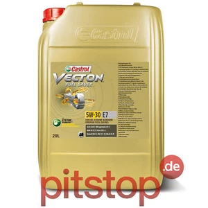 20L ORIGINAL CASTROL VECTON Fuel Saver 5W-30 E7 MOTORÖL 20 LITER 154C34 - Bild 1 von 1