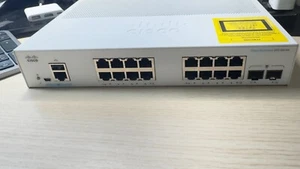 Cisco Business CBS250-16T-2G 18 Ports Rack Mountable Gigabit Ethernet SFP Switch - Picture 1 of 4