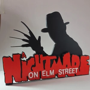 A Nightmare on Elm Street, Freddy Silhouette Stand Horror da collezione lungo 9,5" - Foto 1 di 8