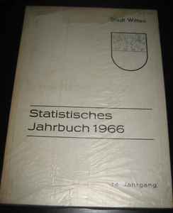 Stadt Witten, Statistische Jahrbücher und Statistik Wahlergebnisse 60er bis 90er - Bild 1 von 10