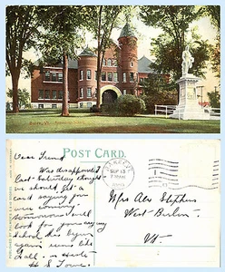 Spalding School Barre Vermont dated 1909 Postcard - Architecture - Picture 1 of 1