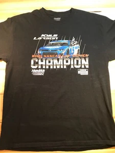 Kyle Larson 5 Nascar 2021 Cup Champion S/S T-Shirt XL schwarz Hendrick MS *Marks - Bild 1 von 8