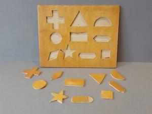 Soviet Old Children's Wooden Puzzles. Made in USSR. Complete set. - Picture 1 of 22