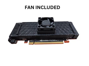 Nvidia P4 Tesla Fan Cooling Adapter Shroud Kit GPU Accelerator Card AI - Picture 1 of 5