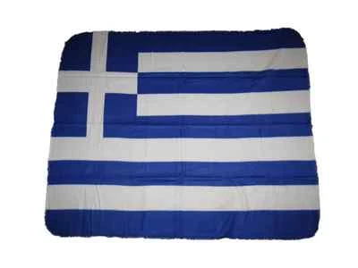 Greece Greek Flag 50x60 Polar Fleece Blanket Throw Super Soft Brand New - Image 1 of 3