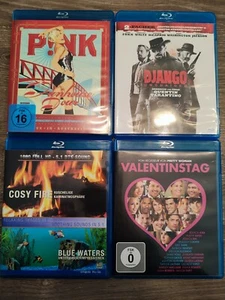 4x Blu-ray = Pink - Funhouse Tour, Django Unchained, Cosy Fire, Valentinstag - Bild 1 von 2