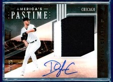 Dylan Cease 2020 America's Pastime Material Signatures GOLD #MS-DC Rookie SP/25