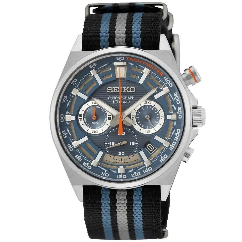 Seiko Blue Men's Watch - SSB409P1
