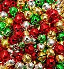 Jingle Bells, 12mm,  Mixed, Gold, Silver, Red,Green ,Charms Card Craft, 40 Bells