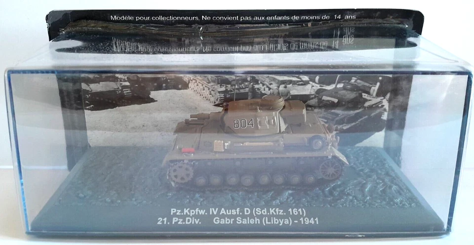 z1) Die Cast Tank - Pz.Kpfw. IV Ausf.D - Gabr Saleh (Libya) 1941 - scala 1/72 - Immagine 1 di 1