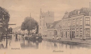 CARTOLINA *71 HAARLEM PAESI BASSI BURGWAL STORIA MEMORIA CULTURA VIAGGIATA - Imagen 1 de 2
