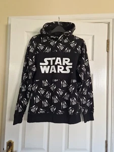 Starwars Boys Black Hooded Sweatshirt. Age 12-14 Years - Picture 1 of 5