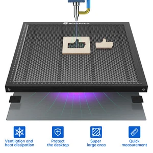 SCULPFUN Laser Cutting Honeycomb Working Table Board Panel Platform 400x400x22mm - Picture 1 of 10