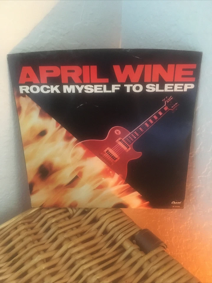 April Wine Rock Myself To Sleep Fright Night Movie. first Press Vinyl 45 Record - Image 1 of 4