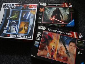 Star Wars Ravensburger Jigsaw Puzzles ages 6+ Lot of 3 preloved FREE UK POSTAGE