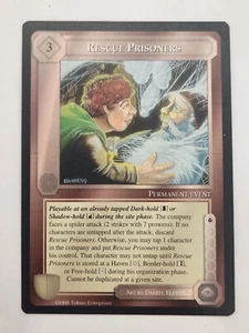 Rescue Prisoners LIMITED BLACK BORDER METW CCG MIDDLE EARTH THE WIZARDS MECCG - Picture 1 of 2