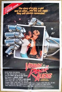Póster original de la película VOYAGE OF THE ROCK ALIENS - Comedia de ciencia ficción - 27x41" - 1984 - Imagen 1 de 1