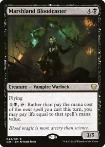 MTG Commander 2021 Strixhaven R Marshland Bloodcaster #043 - Picture 1 of 1