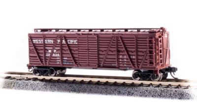 BWL #6585 Broadway Limited N Scale Western Pacific Stock Car With Hog Sounds - Image 1 of 2