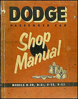 Dodge Car Shop 1954 manual original OEM libro de servicio Meadowbrook Royal Coronet Foto 1 de 2