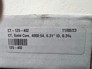 ***NEW IN BOX***. FLEX-CORE Solid Core Current Transformer Ratio 4000:5A - Picture 1 of 7