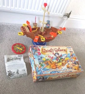 Ghostly Galleon Tomy Game Ages 4+ Balancing Pirates Incomplete - Picture 1 of 9
