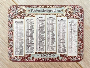 Ancien Almanach / Calendrier 1903 petit format - Art nouveau - Picture 1 of 2