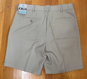 NEW PGA Tour Mens Performance shorts 36 Expandable Waist Flat Front 8" - Picture 1 of 6