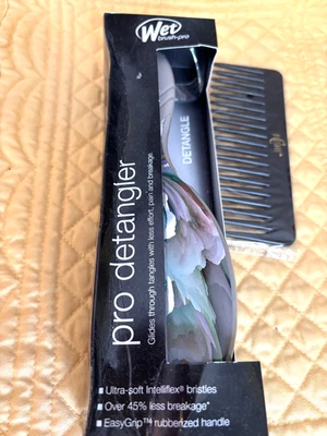 WET BRUSH PRO Detangler "GRAY SWIRL"  + WET COMB - Image 1 of 2