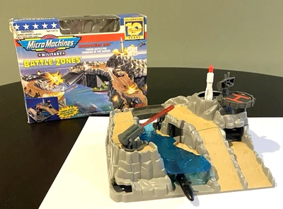 1996 Micro Machines Military Battle Zones Barracuda Bay w/Box Galoob 65581 - Image 1 of 4