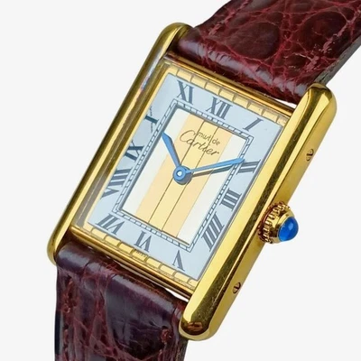 Reloj Cartier Tank LM Damas Rojo 30mm Usado con Caja y Garantía Foto 1 de 4
