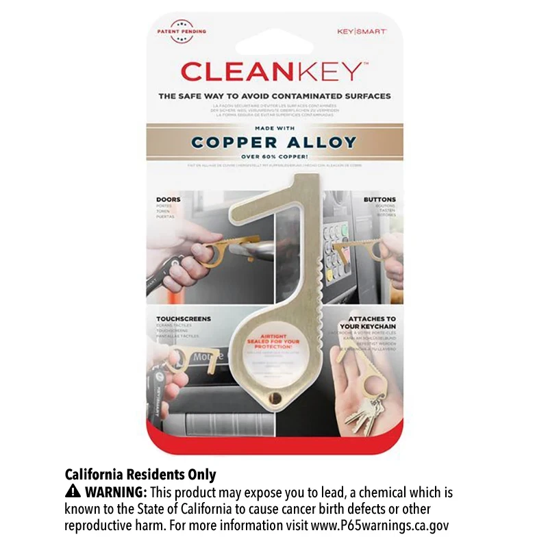 KeySmart - Herramienta de mano de aleación de cobre CleanKey™ latón Foto 1 de 1