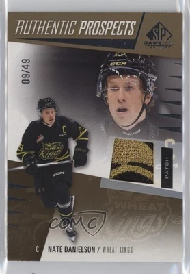 2023-24 Upper Deck SP Game Used CHL Edition Gold /49 Nate Danielson #17 Patch - Image 1 of 2
