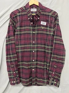 BARBOUR Herren Langarm Tailored Fit Flanellhemd Stickerei auf Brust Medium - Bild 1 von 6