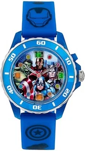 Disney Marvel Avengers Kids Watch with Blue Rubber Strap AVG3506 - Picture 1 of 6