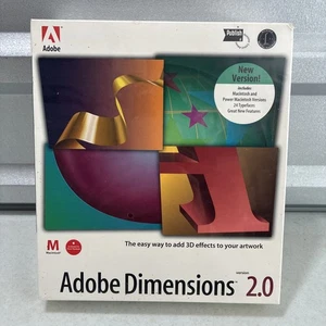 Adobe Dimensions Version 2.0, Macintosh Retail version *NEW/sealed - Picture 1 of 6