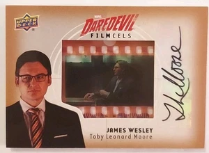 2018 Marvel Daredevil Season 1 & 2 Film Cels James Wesley #FC-JW Autograph - Picture 1 of 2