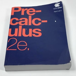 Precalculus 2e (2nd Edition) **Part 2 of 2 Only** - Openstax - Paperback - Bild 1 von 24