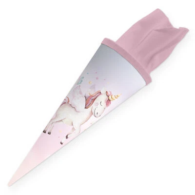 itenga Geschwister Schultüte 35cm Einhorn Zuckertüte Schulanfang Feier Party neu