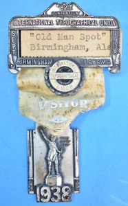 1938 82nd Convention International Typographical Union Birmingham ALA Medal - Picture 1 of 5