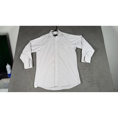 Camisa de vestir a rayas Donald J. Trump sin planchar abotonada ajuste regular 15 Foto 1 de 4