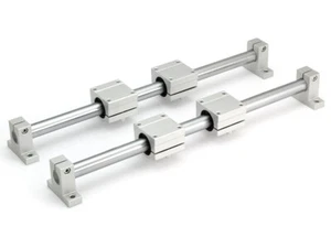 SET 4x Lager SCJ20UU 2x Präzisionswellen 20mm h6 440mm 4 x SH20, EMS 1620B-L400 - Bild 1 von 1
