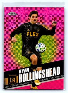 2022 Topps Chrome  MLS Soccer Pink X-Fractor  30 Ryan Hollingshead - LAFC - Bild 1 von 2