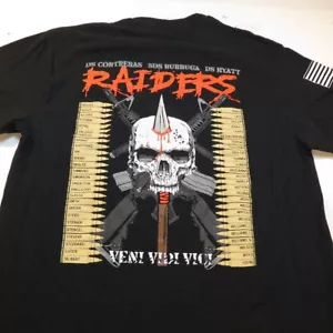 RAIDERS DRAGOONS ALPHA COMPANY USA AMERICAN ARMY MILITARY TEE T-SHIRT Herren L - Bild 1 von 5