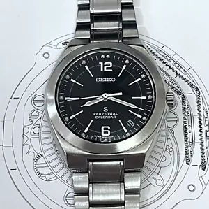 Seiko 8F32-00B0 SUS Perpetual Calendar - Picture 1 of 8