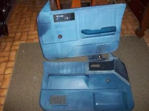 1982-1985 Chevy S10, GMC S15 OEM Blue Door Panels LOT COMPLETE! 1983 1984 - Picture 1 of 10