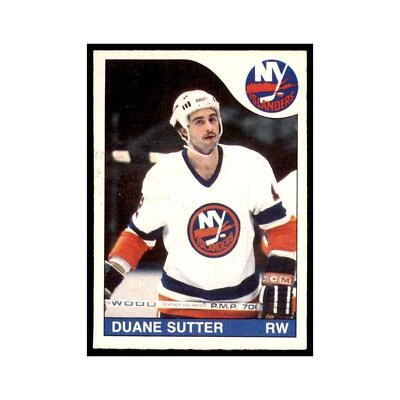 Duane Sutter 1985 O-Pee-Chee #227 New York Islanders Hockey Card NM - Image 1 of 3