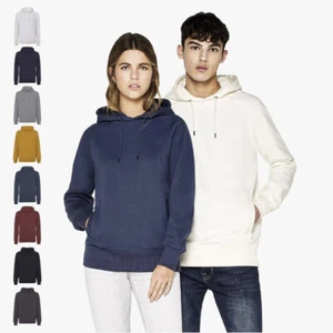 EARTH POSITIVE - Sudadera con capucha unisex pesada orgánica XS - XXL 100 % algodón orgánico - Imagen 1 de 29